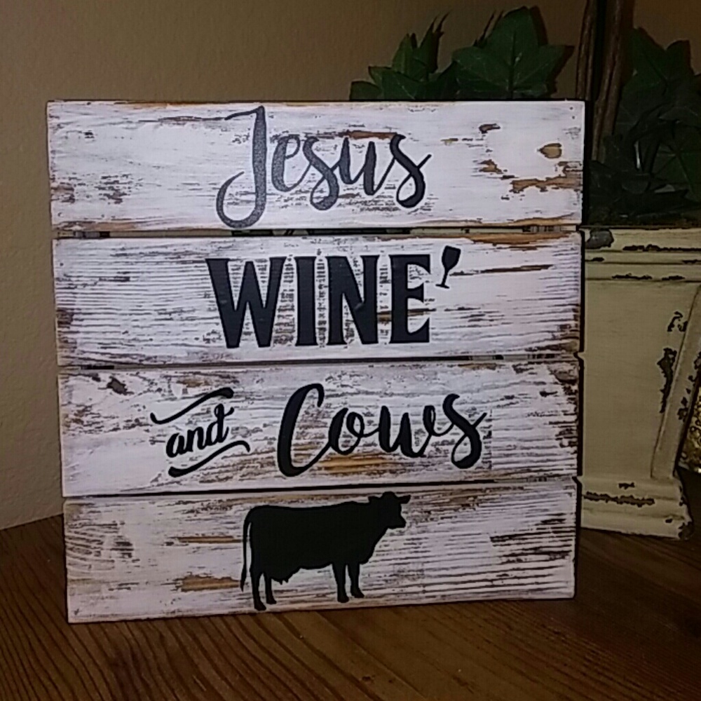 Jesus, wine, and cows 🐄